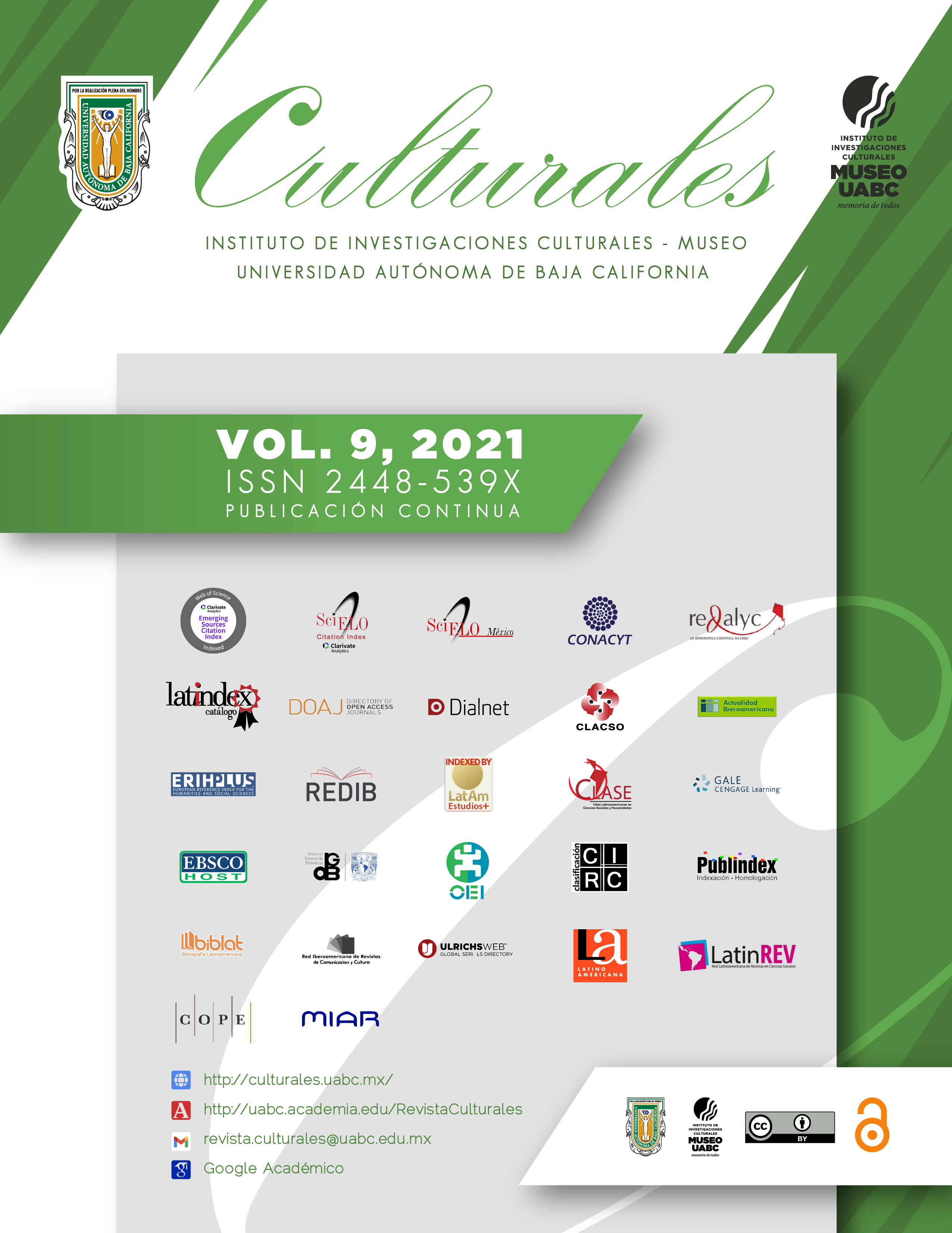 					Ver Vol. 9 (2021): Publicación Continua
				